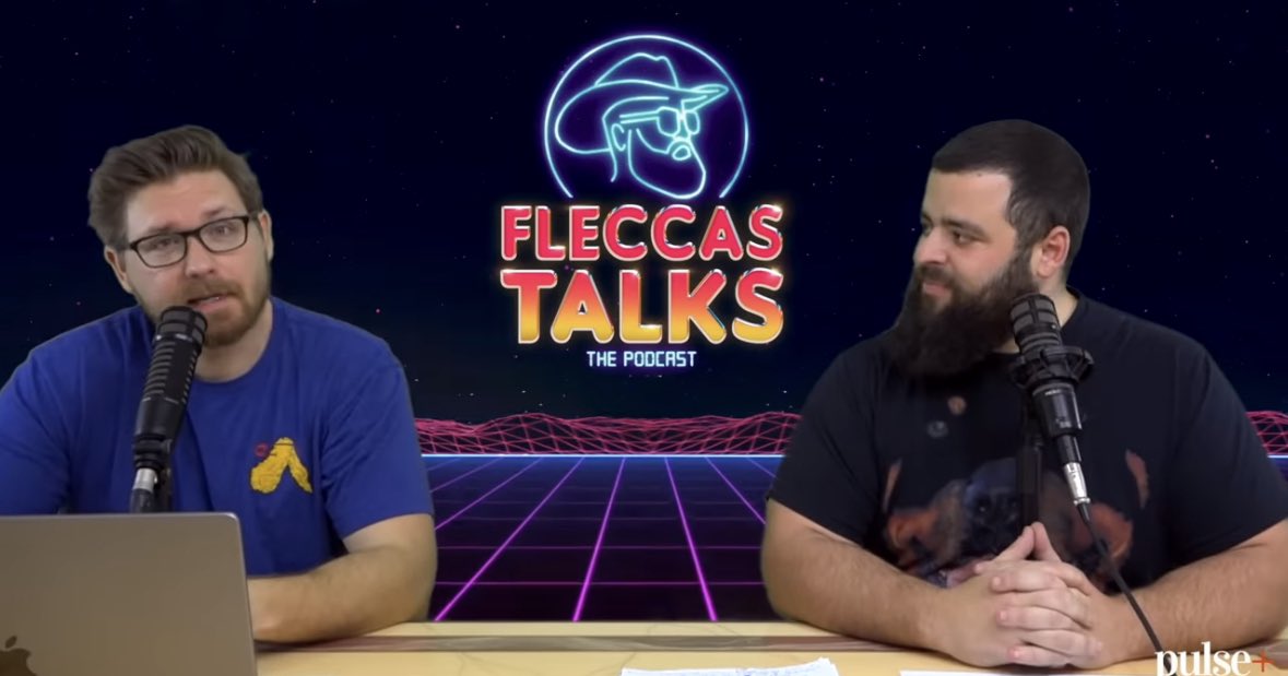 Of course the people I love to pretend I’m not, the hosts of the best new podcast of all time @fleccas and @RichardRatBoy1 true bros. You need to be listening to their podcast.