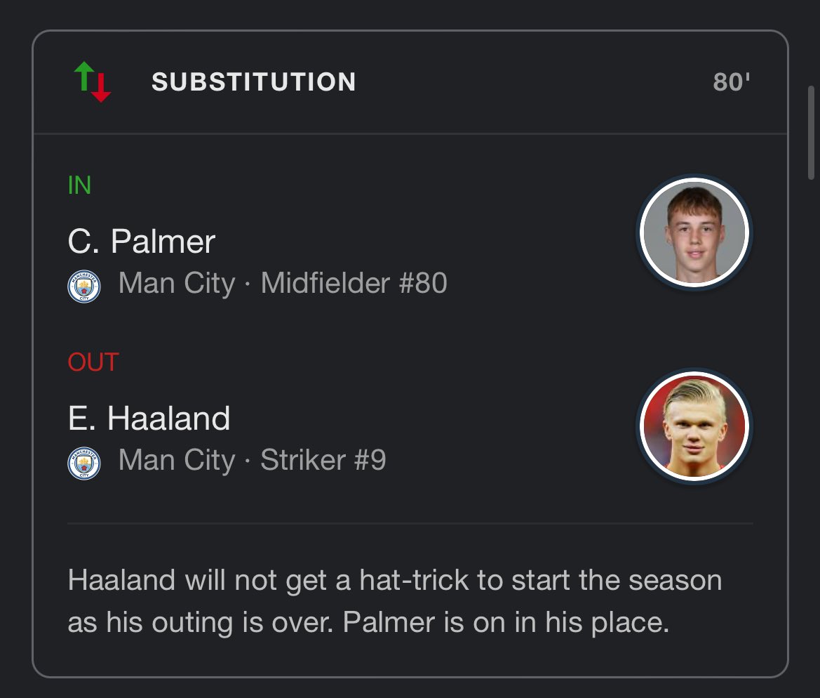 Cole Palmer and Erling Haaland are joint top goalscorers in the Premier League, but since Palmer was on the City bench when Haaland scored his first three of those, it’s not really a fair fight. Probably a good thing Palmer denied Haaland a hat-trick at Burnley tbh.
