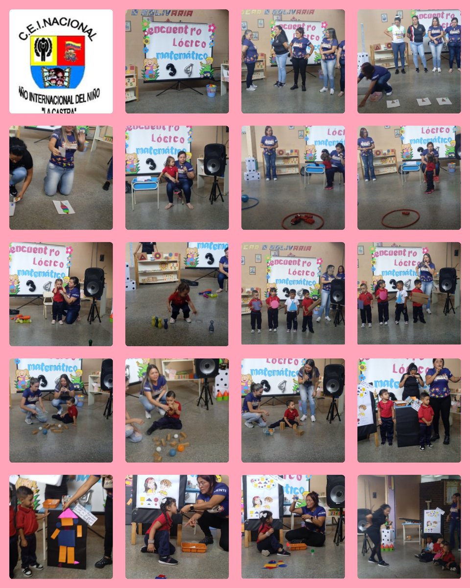 Hoy 15 de abril nuestro Centro Educativo inicio la semana con el Encuentro Lógico Matemático donde los niños de Maternal A y de los grupos A secciones B y C hicieron la demostración de sus actividades.