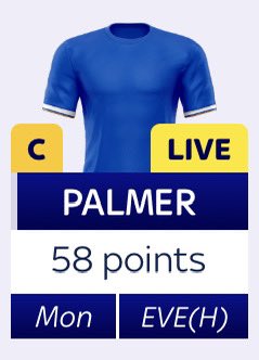 RyanSkyFF's tweet photo. Palmer added to the list of single game day heroes. Pretty sure everyone has him (c) 😂
Lad is absolutely flying!!

🥶

#SkyFF https://t.co/9SuTRUbaEk