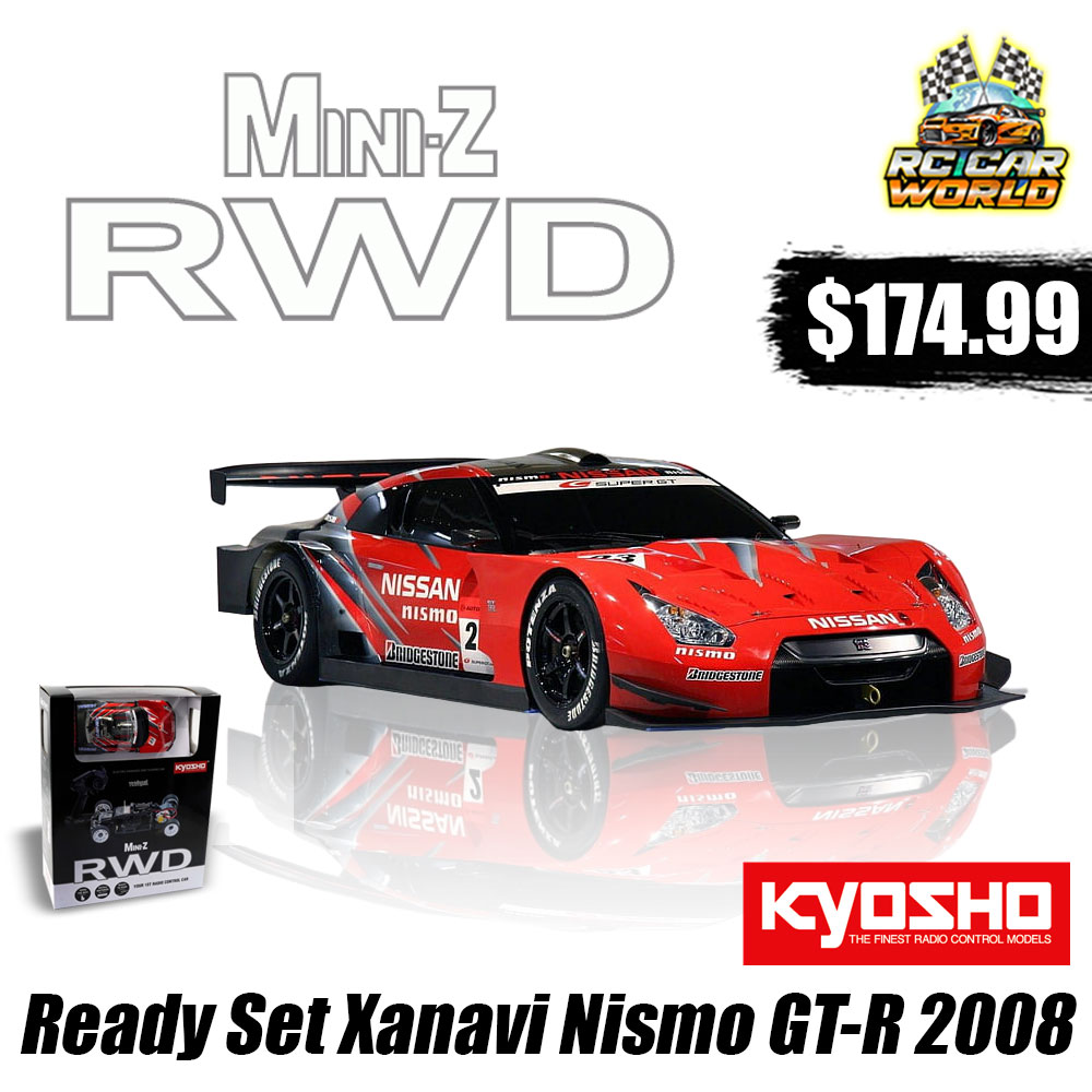 Mini-Z RWD Series Ready Set Xanavi Nismo GT-R 2008
Available now at the store $174.99
Buy here: rccw.us/xanabi
#RcKyosho #MiniZ #RcSeries #RcReadySet #RcXanavi #RcNismo #GTR2008 #RcMiniZCars #RcCarWorld