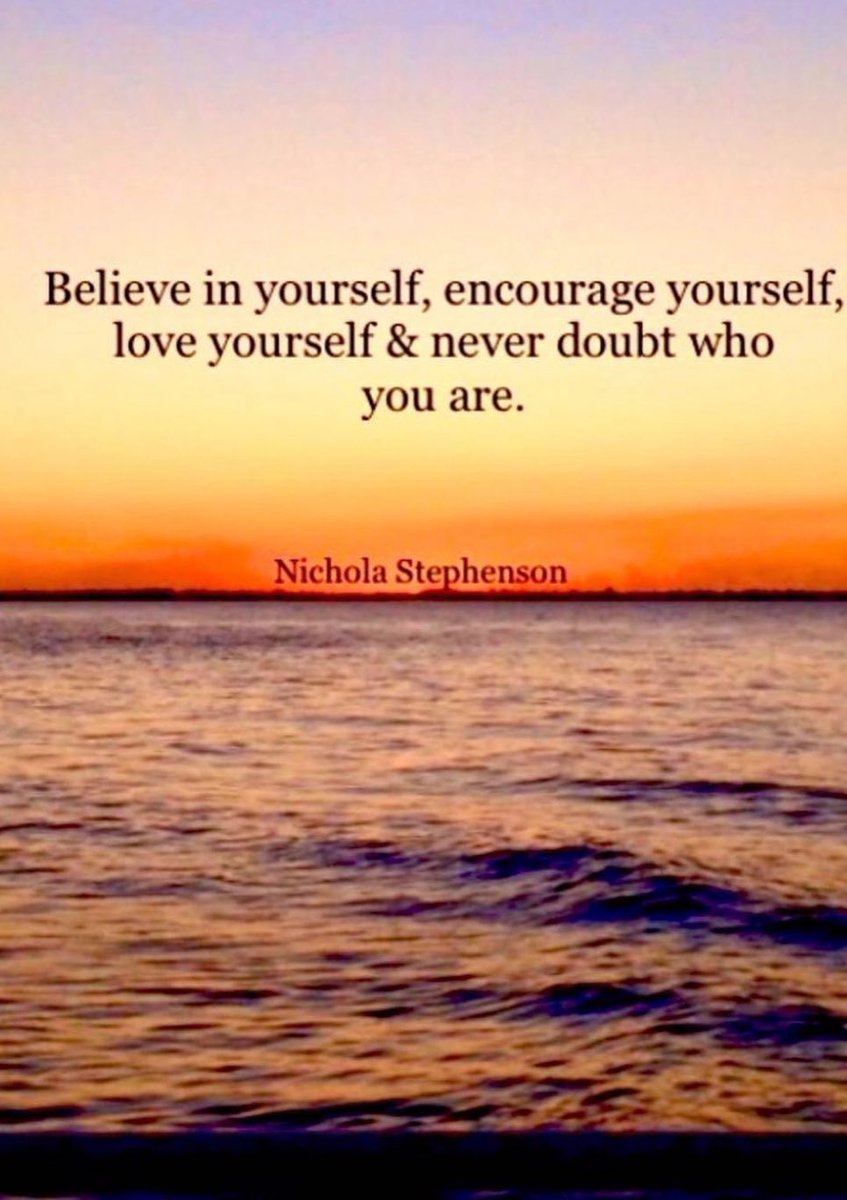 Believe in yourself, encourage yourself, love yourself & never doubt who you are 👌

#positive #mentalhealth #mindset #JoyTrain #successtrain #ThinkBIGSundayWithMarsha #thrivetogether 

You are worthy

Have a great day everyone 
😊🫶🏻💕