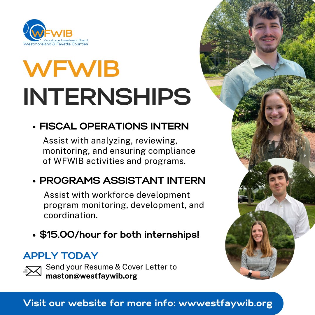 It’s starting to feel like summer! 🌞 Don’t let your summer pass you by without an internship! Follow the links below to learn more about our internship opportunities: Fiscal Operations Internship: bit.ly/4bxWYvP Programs Assistant Internship: bit.ly/494y4lX