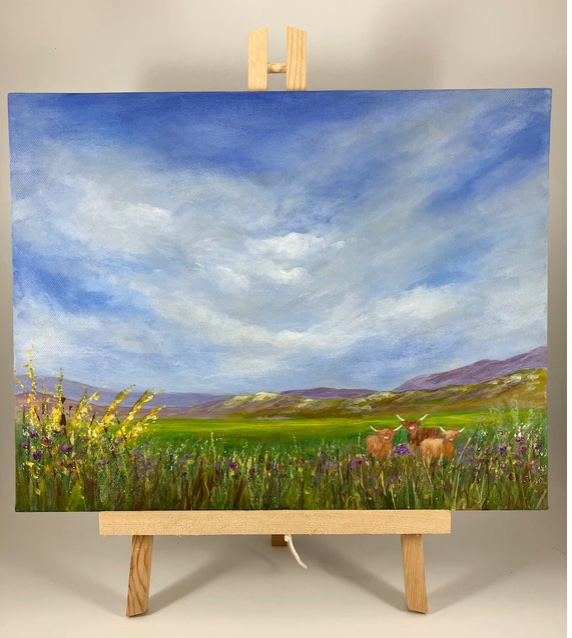 🏴󠁧󠁢󠁳󠁣󠁴󠁿‘Scottish landscape’ acrylic painting on canvas board #earlybiz #mhhsbd #firsttmaster #elevenseshour 

etsy.com/uk/listing/170…