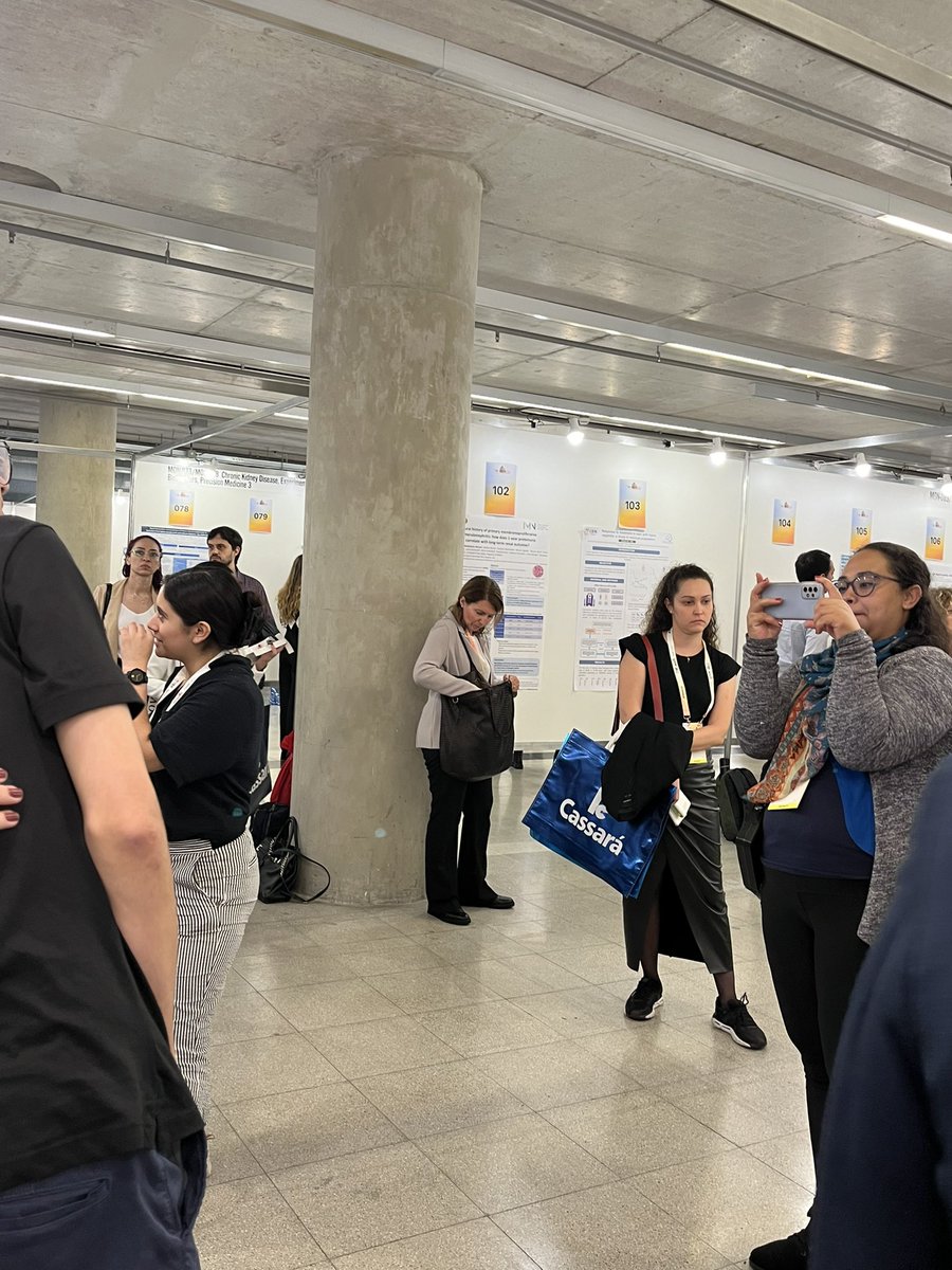 Nothing beats the hustle and bustle of a poster session at a major conference Excited researchers sharing their data to interested folks, looking for feedback/encouragement/ideas #ISNWCN