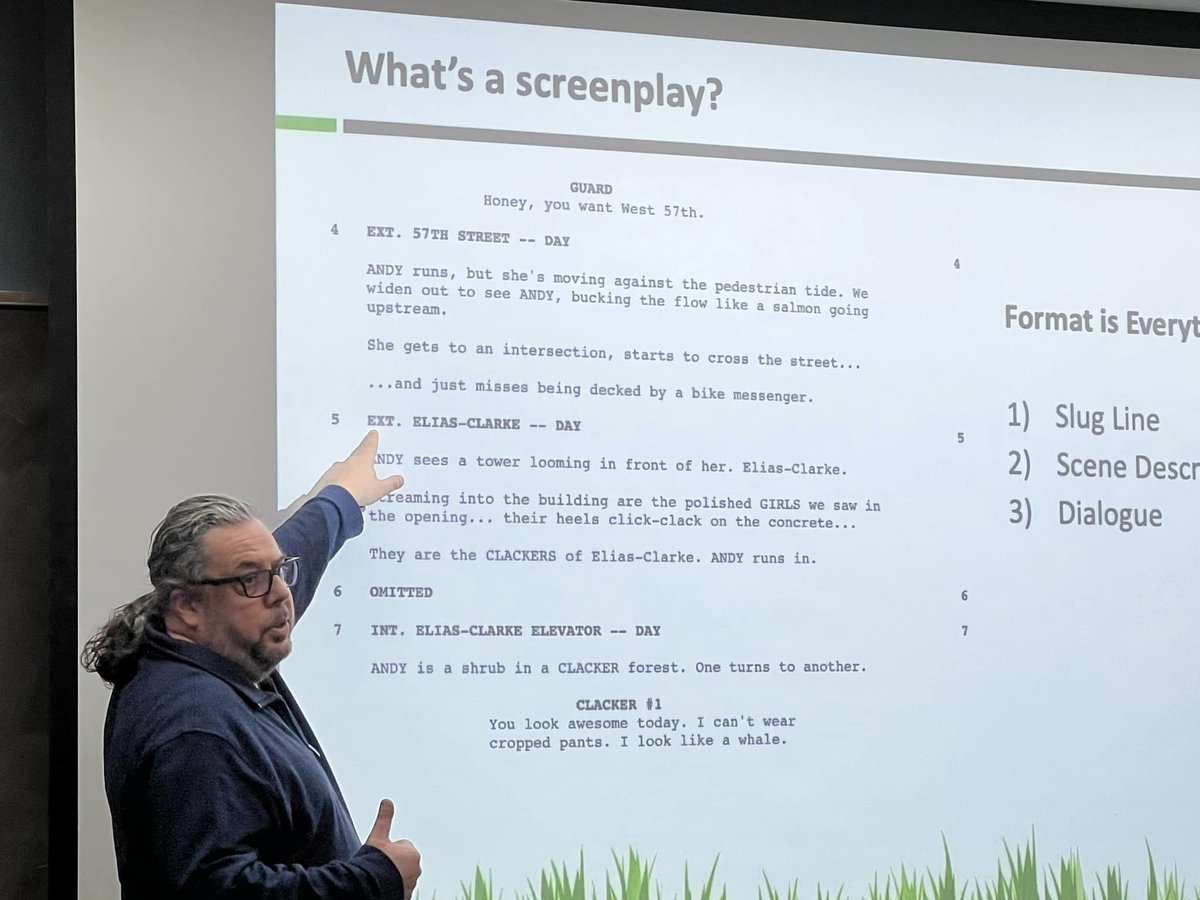 Our very own Max Timm, Scott Markus and ISA Top 25 Screenwriter to Watch Michael Graf spent the weekend at the first ever Wisconsin Screenwriting Symposium in Madison! Breaking down the script for “Anatomy of a Fall” and lecturing on the building blocks of writing for screen. 🤩