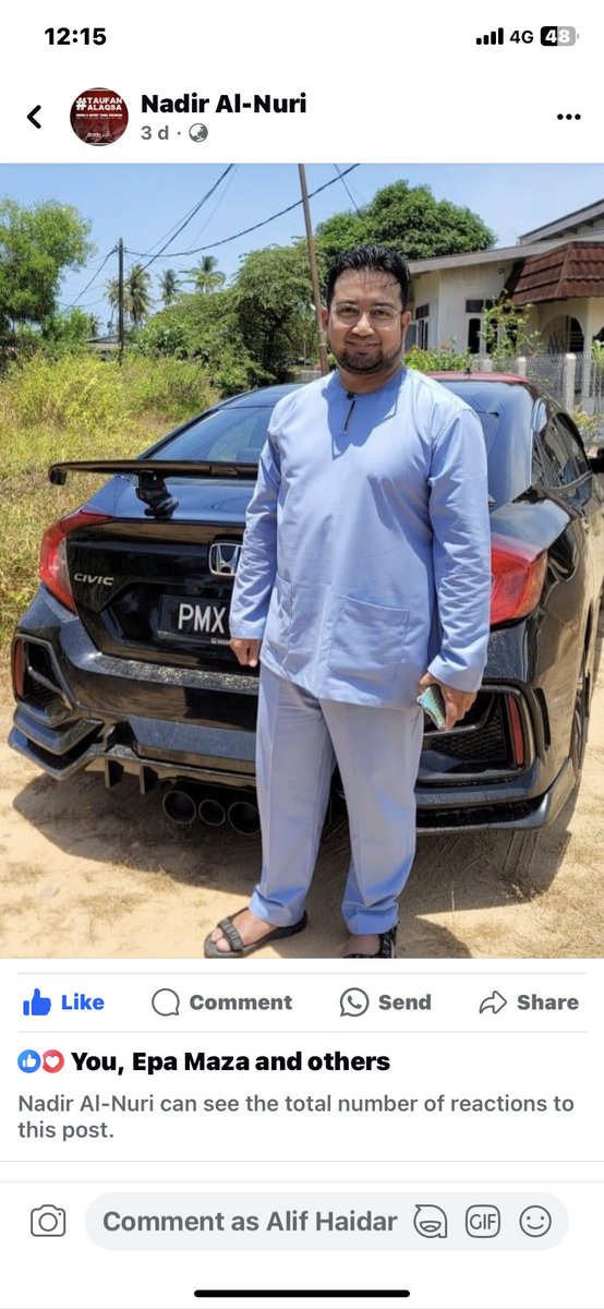alif_haidar's tweet photo. Saudara kita Nadir Al-Nuri dah bagi hint kat status beliau.

Kita je tak nampak. 🥹

Kebaikan PMX berjaya ditutup oleh puak2 cybertrooper @PASPusat 

Makhluk terlaknat mcm Salim, Gomo  &amp; tentera2 depa risau hint 3 hari lepas tranding

Ayuh sharekan di setiap social media kisah ni https://t.co/9X6VE9h5gk