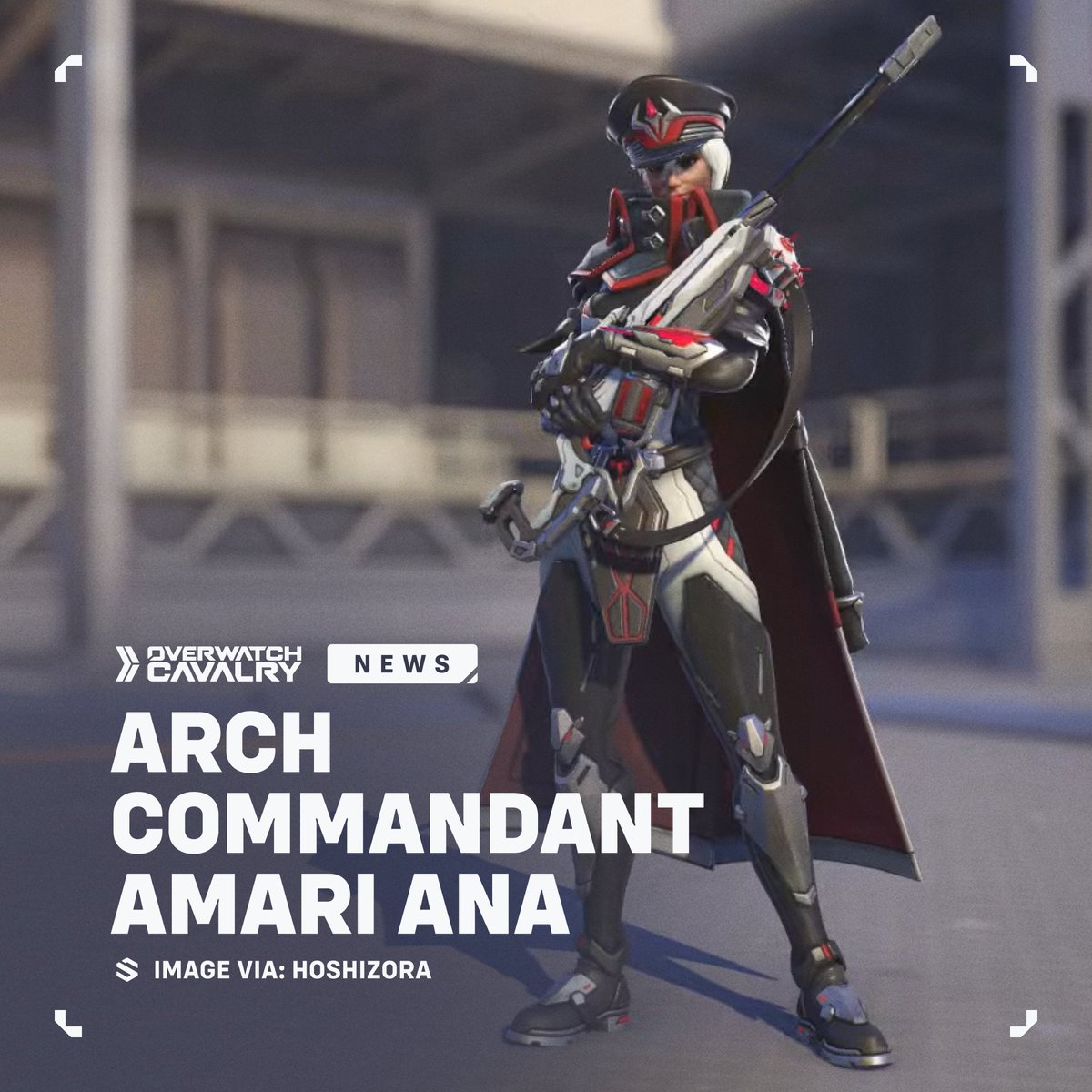 New #Overwatch2 Shop Skin: Arch Commandant Amari Ana 💉 📸 Image Credit: @HoshizoraOW
