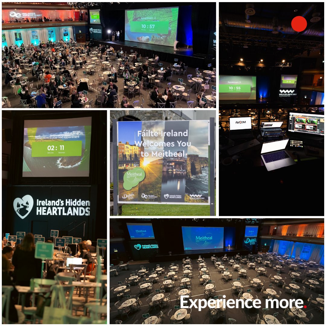 We were delighted to support our client, @Failte_Ireland with their annual trade event #Meitheal providing AV and Production Services. Well done, everyone, on another successful #Meitheal2024!
hubs.la/Q02sV3VL0

#Meitheal2024 #EventProduction #AudiovisualProduction