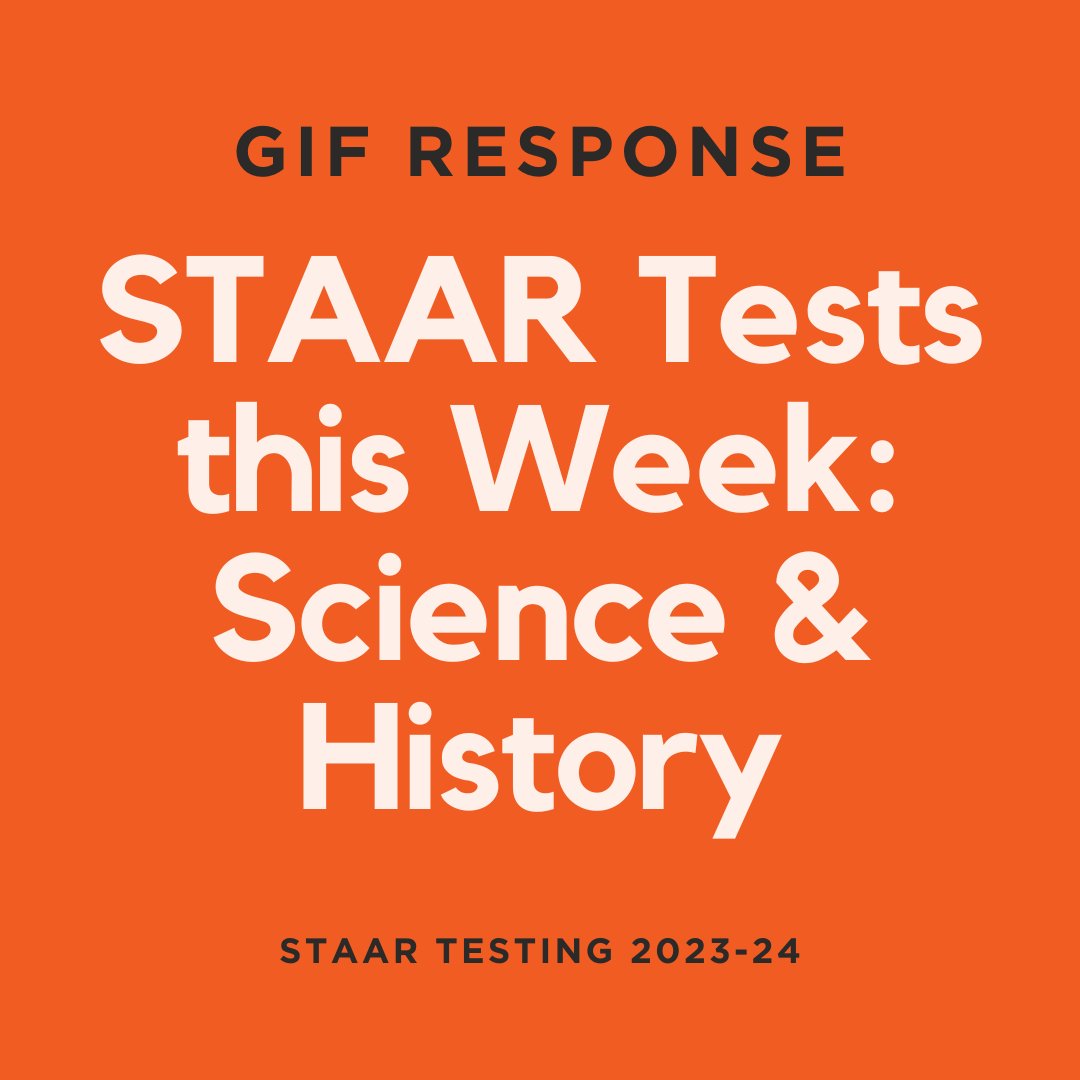 #GIF Response -- When it comes to measuring our schools, #STAAR is the sole measurement used in accountability ratings for grades K-8. This week's tests are focused on Science & History. Are we measuring what matters? Respond with a #GIF. #TxLege #TxEd