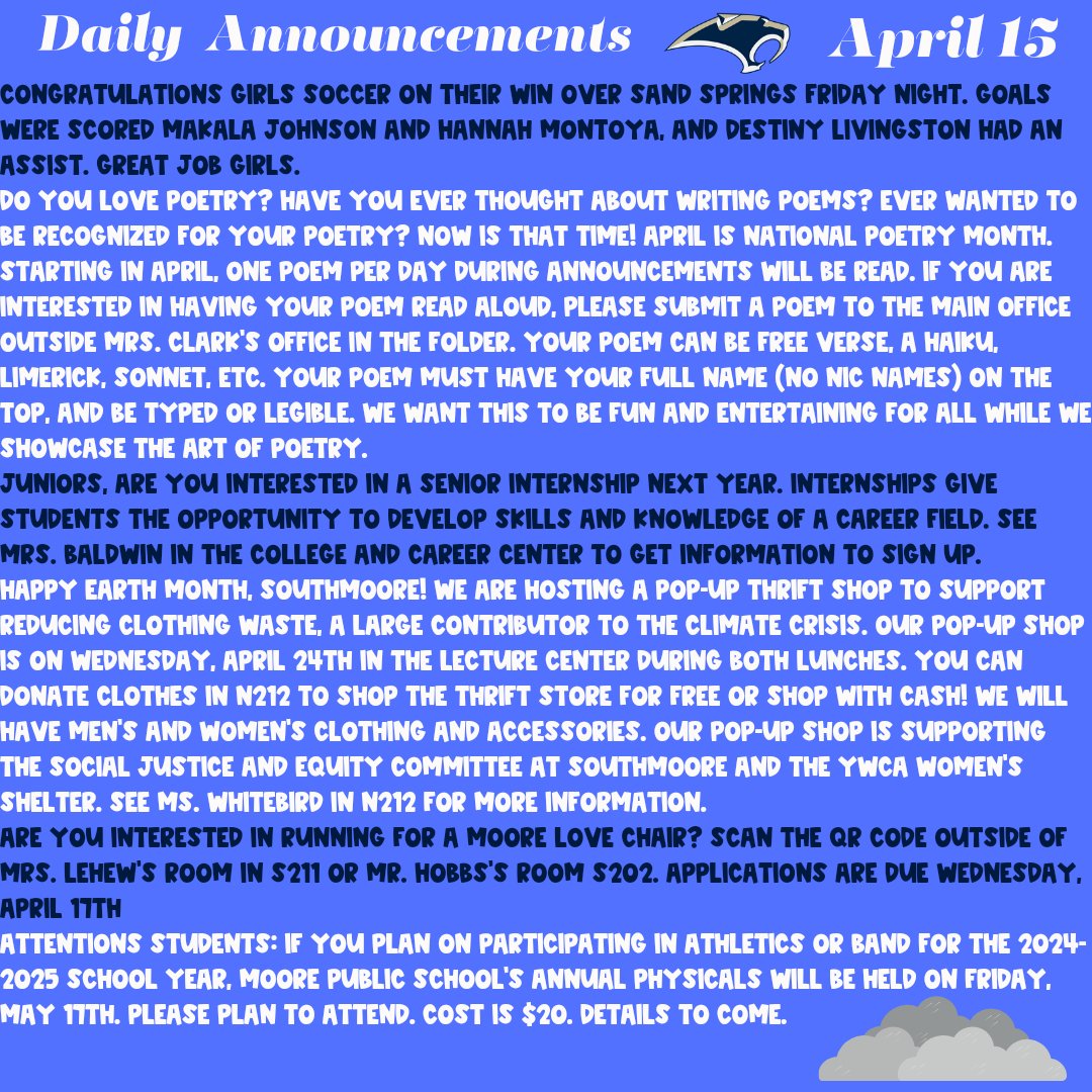 Southmoore HS tweet media