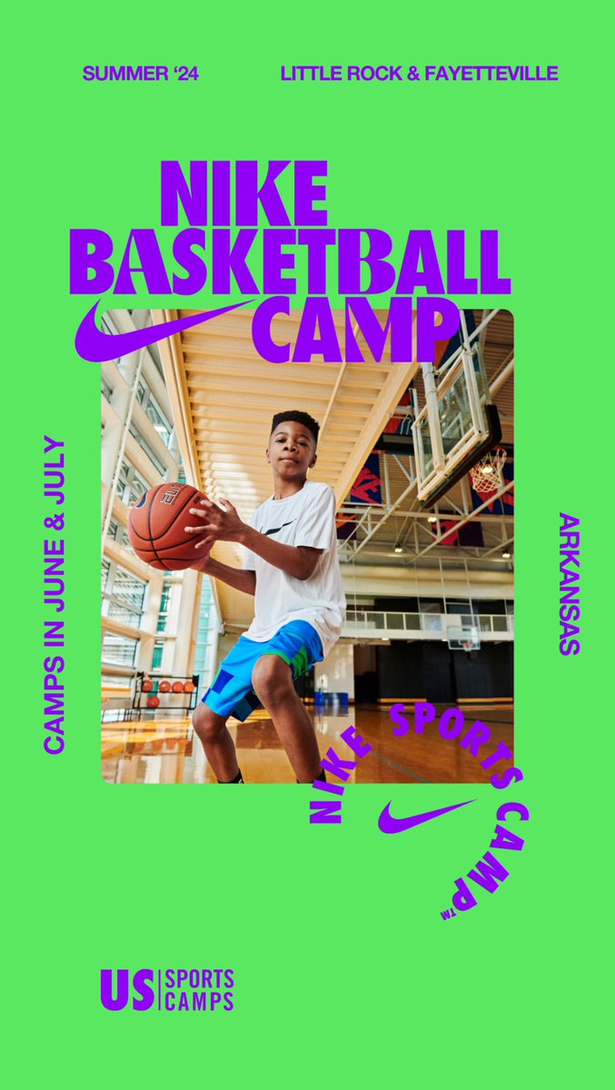 NIKE Basketball Camps are filling up fast. From skill-building to sportsmanship, we’re all about taking your game to the next level. Ready to be a part of Nike Basketball Camps? Register today link in bio or at ussportscamps.com ! 🏀 💪