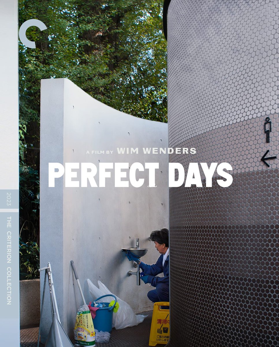 Our new 4K edition of PERFECT DAYS (2023) enters the collection this July! 💙 criterion.com/films/34274-pe… A perfect song that hits at just the right moment, the play of sunlight through leaves, a fleeting moment of human connection in a vast metropolis: the wonders of everyday life…