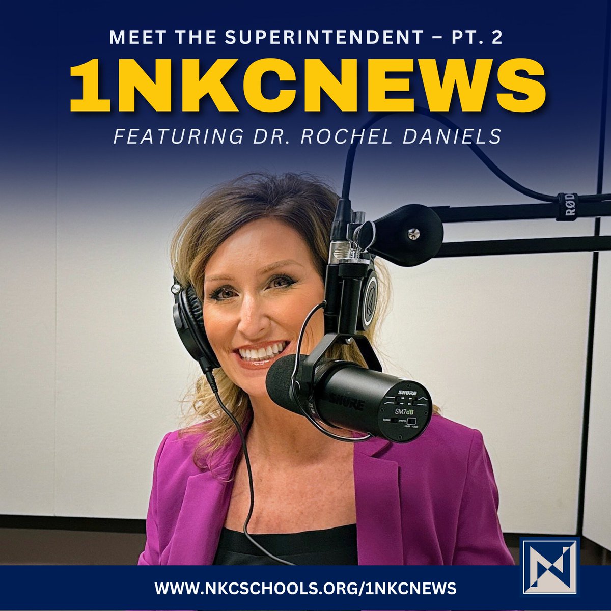 Tune in to the latest episode of our #1NKCNews podcast series! Host Susan Hiland sits down with Supt. Dr. @RochelDaniels to delve into her vision for our district and preview some exciting new programs on the horizon. Don't miss out – listen now! nkcschools.org/1nkcnews