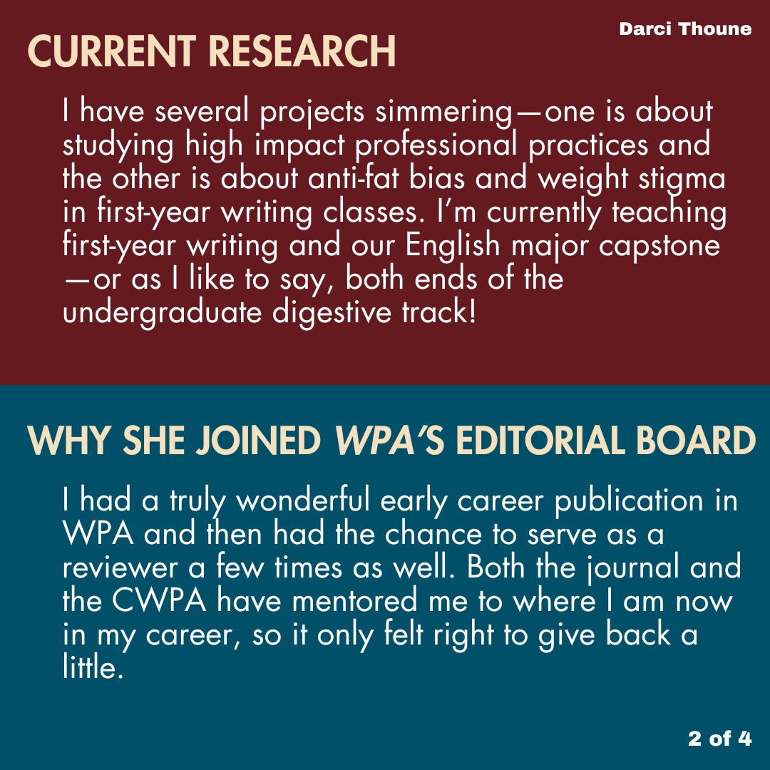 WPA: Writing Program Administration tweet media