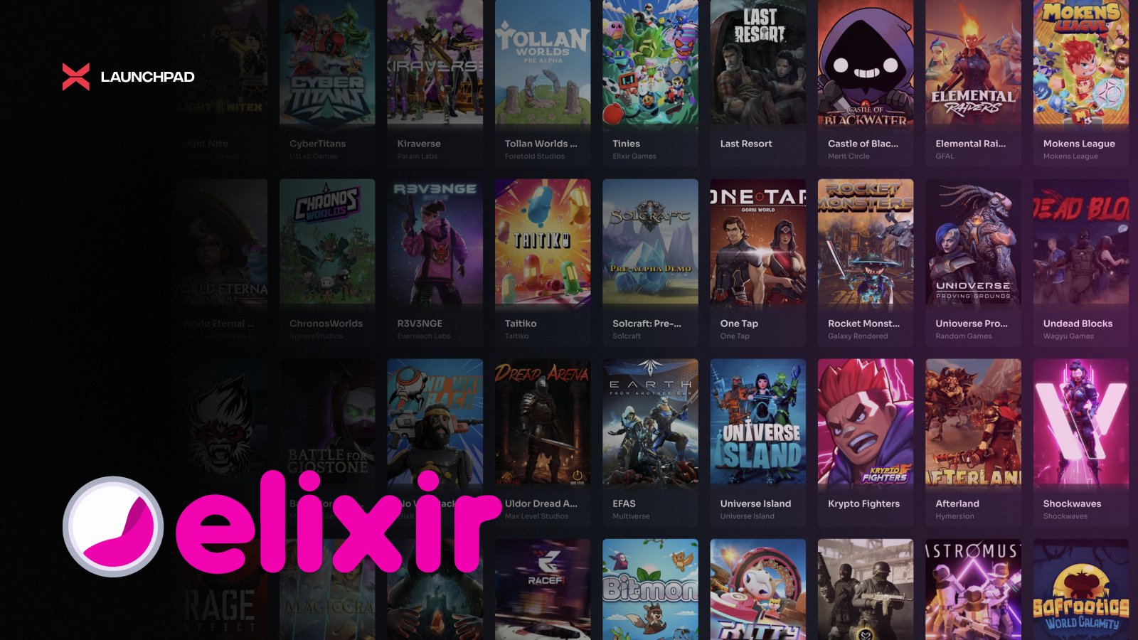 Elixir Launchpad Live Wednesday 4PM UTC