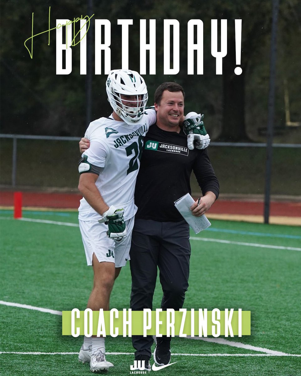 Wishing a very Happy Birthday to Associate Head Coach, Chris Perzinski! 🎉🎂 @CPerzo19 #JUPhinsUp x #WTD88