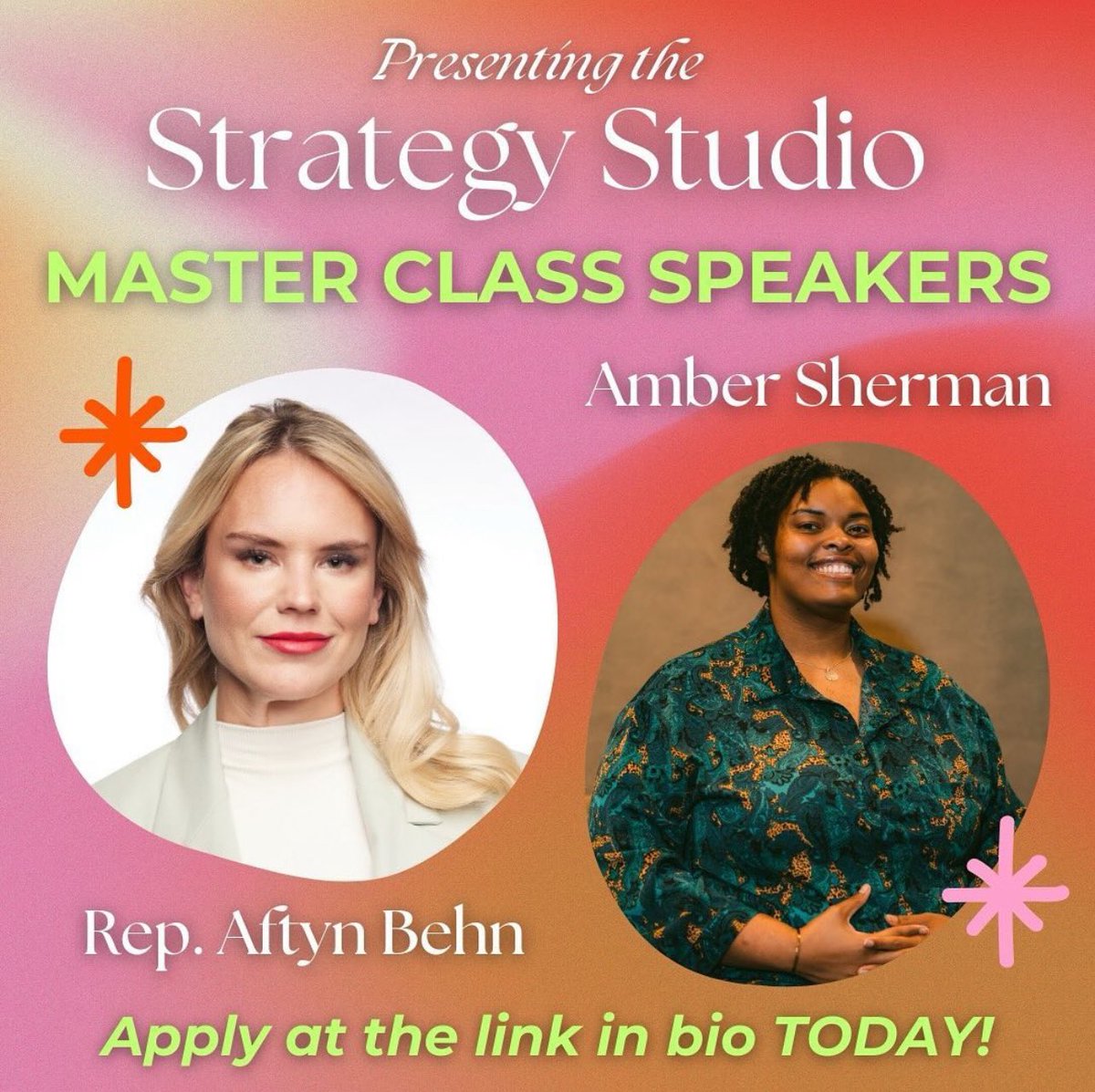 I’m teaching a master class on digital organizing next month that you don’t want to miss. Apply for the Strategy Studio here 👉🏽 bit.ly/strategystudio…