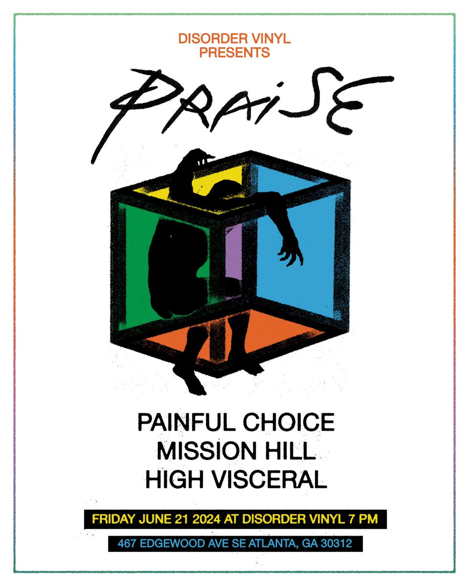 PraisePunks's tweet image. June 21 - Atlanta, GA - Disorder Vinyl
June 22 - Jacksonville, FL - Rain Dogs
June 23 - Miami, FL - Gramps