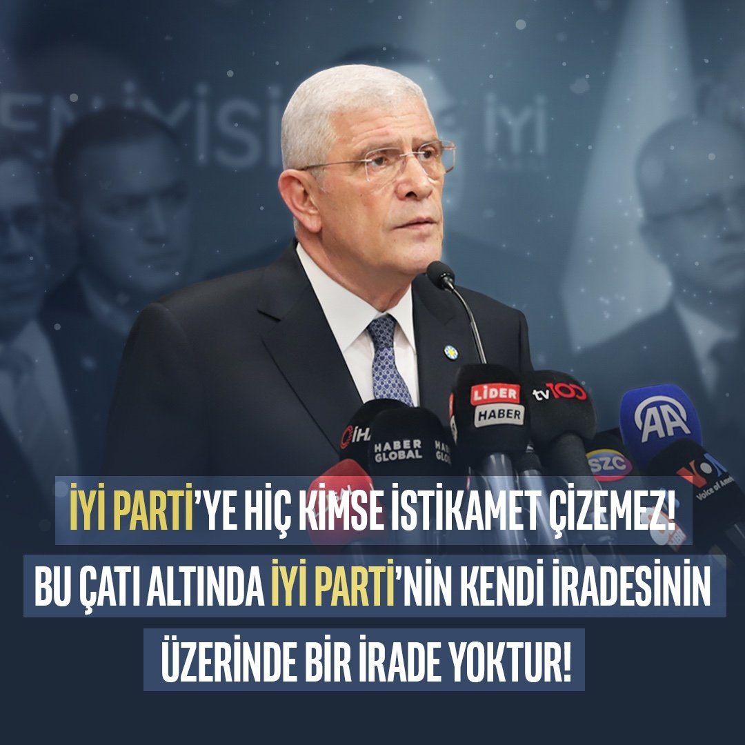 'Doğru Adım, Doğru Karar!' @MDervisogluTR 🇹🇷 İYİ Parti Genel Başkan Adayı