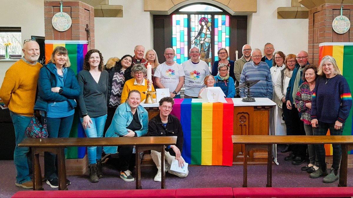 LOVELY launch of our #NewBrighton community yesterday. 30 people gathered for a simple Communion service. Watch this space for details of future meetings: bit.ly/OTwirral 
#ComeAsYouAre #MoreThanWelcome #FaithfullyLGBT