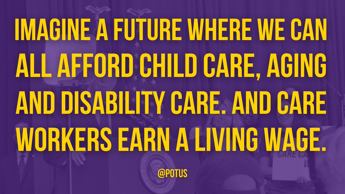 SEIU2015's tweet image. .@POTUS is here for #TheCareEconomy! #PutCareFirst