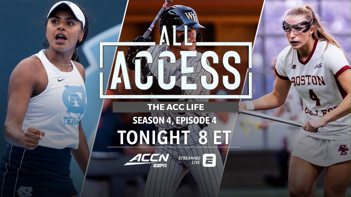 UNC_wtennis's tweet photo. 𝗦𝗲𝗲 𝘆𝗮'𝗹𝗹 𝘁𝗼𝗻𝗶𝗴𝗵𝘁!

𝗧𝗵𝗲 𝗔𝗖𝗖 𝗟𝗶𝗳𝗲 𝗳𝘁. @itsanika1
🎥:  8ET
📺: @accnetwork https://t.co/A9HmwMB1d5