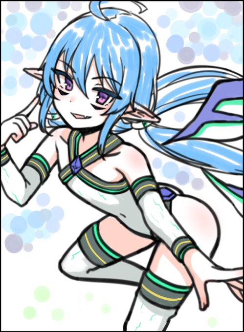 うちのこ テトラクロちゃん らくがき 