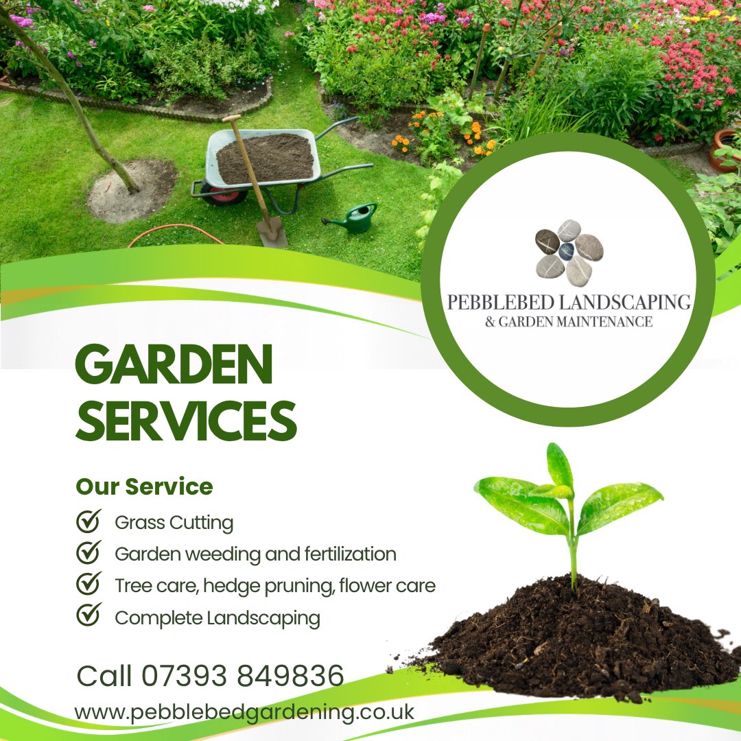PebblebedGarden's tweet photo. Pebblebed Landscaping Services 

Garden Maintenance 
Lawn Care 
Hedge Cutting 
Small Tree and Shrubs Pruning 
Garden Design 
Fencing and Decking 

To find out more take a look at our website at https://t.co/umnXAuGi92 

#landscaper #gardening #sidmouth #eastdevon #otterystmary https://t.co/CFEmScKvPM