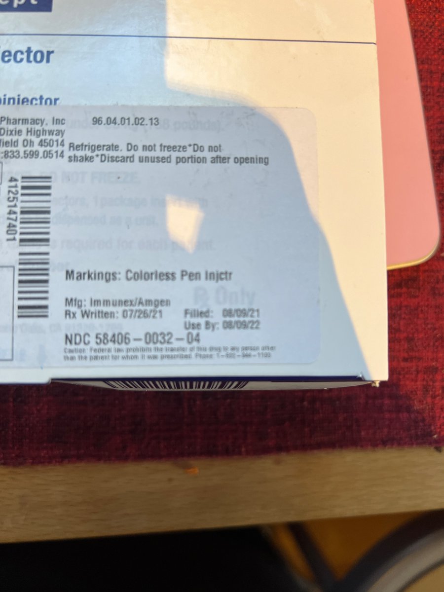 So my pharmacy is out of my medication and I am already behind on my weekly dose. I thought I would take my back stock (from when I changed syringe types) but it expired 1.5 years ago. Do I do it anyway? It’s so expensive and I don’t want to wait a week for meds