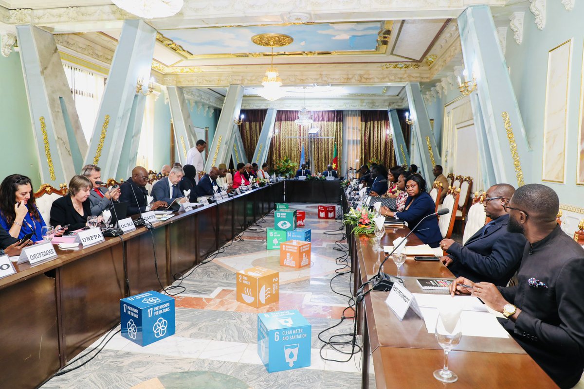 « The UN System, through me, hereby reaffirms our commitment to support the government in its efforts to mitigate effects, through the Cooperation Framework 2022-2026 in line with the National Development Strategy 2020–2030 »…@Siaka_coul #ClimateAction #SDG13