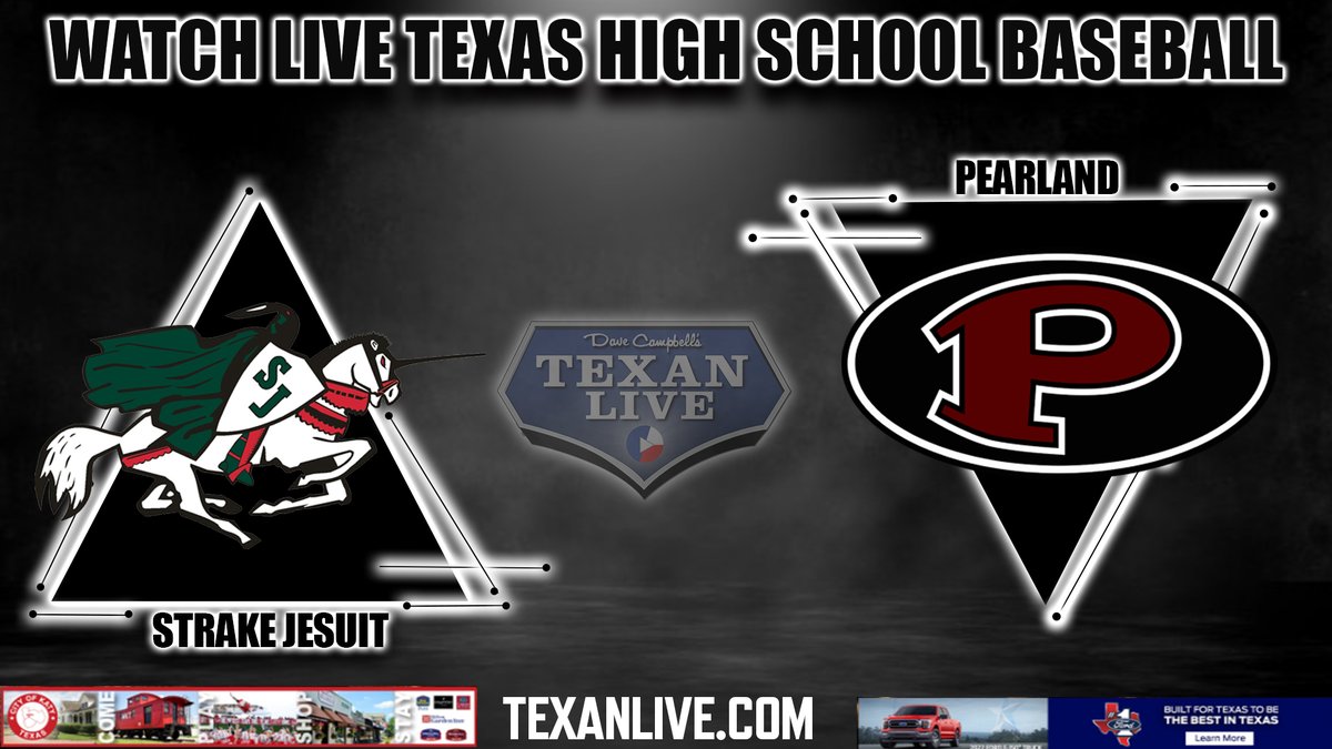 WATCH THIS BASEBALL GAME LIVE Strake Jesuit vs Pearland Tuesday 4/16/2024 @TrevorBullard2 on the call Coverage Begins at 6:30pm For the Live Link Click Here: bit.ly/3Jjew1T