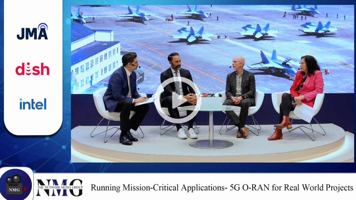 'The Naval Air Station on Whidbey Island can be the defacto solution for launching a 5G O-RAN deployment in a fraction of the time,' @EchoStar , Monty Groff. Powered by NMG Media Full session: thenetworkmediagroup.com/blog/running-m… @JMAwireless @intel