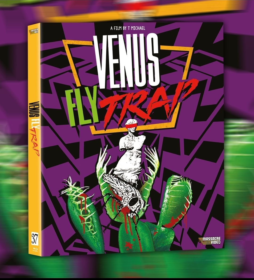 🎬🌟 Pre-Order Alert: Venus Flytrap on Blu-ray! 🌟🎬 Get ready for a wild ride with 'Venus Flytrap,' the Shot-on-Video cult classic that turns an upscale party into a deadly battleground! Three street punks crash a posh gathering, kicking off a night of Russian Roulette that