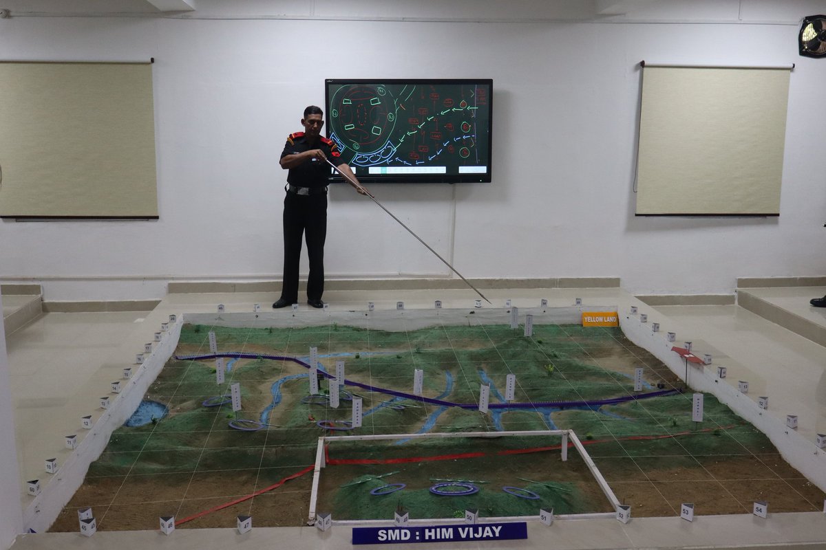 Jkra_Group's tweet photo. A #StateofArt lecture hall for Platoon Cdr Pre Course was dedicated to five #MahavirChakra award winners of the #Regiment today at #TrainingCell , #JAKRIF Regimental Centre. The lecture hall has #SmartPanels &amp; #Sandmodels for contemporary #training of students.
#JKRA https://t.co/1TLxNVLCkO