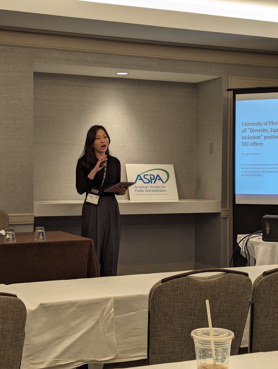 What are the drivers for adopting a #CDO in #HigherEducation? Learning about it with Seunghwa Kim @ASPANational #aspa2024 @RockefellerColl @ualbany