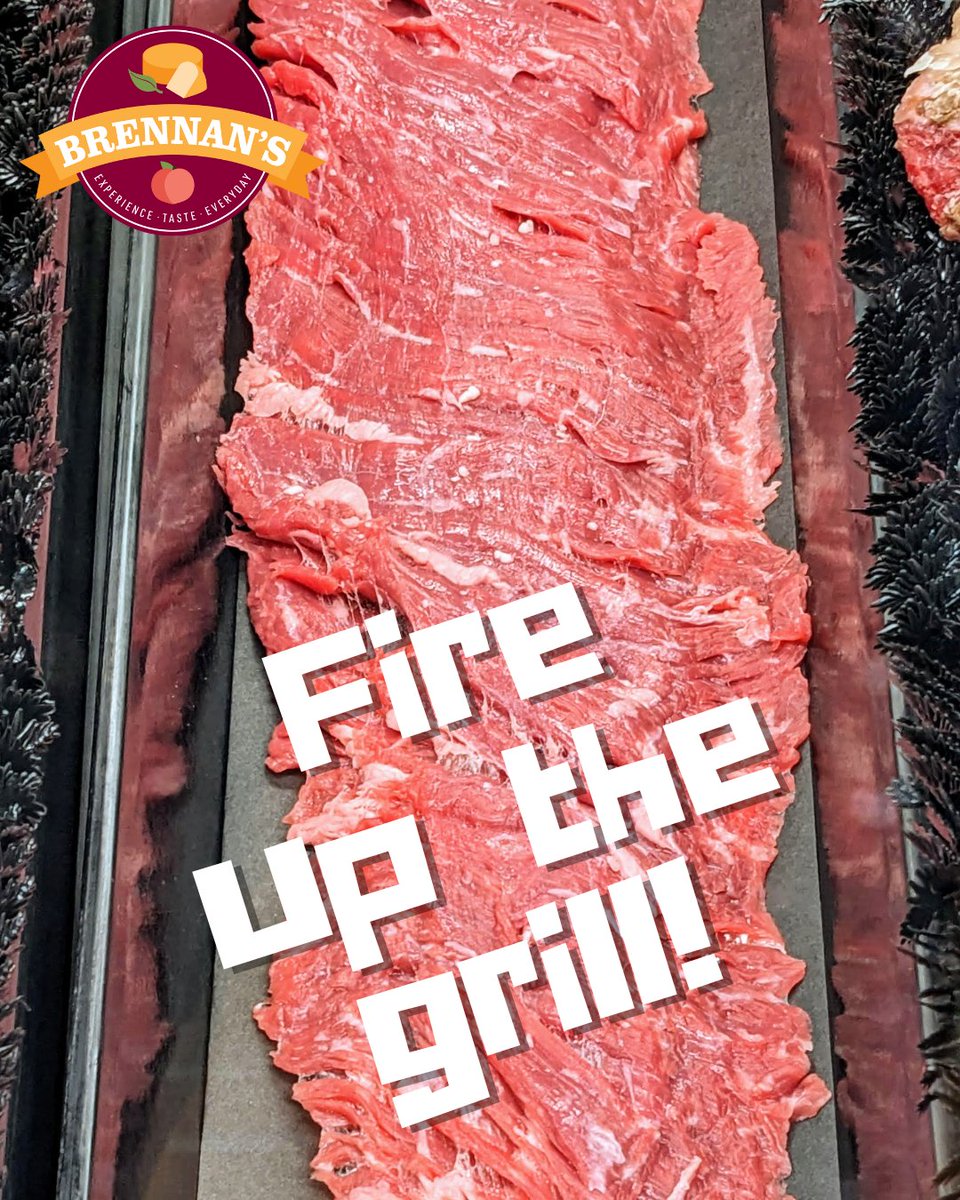 Fire up the #grill - #SkirtSteak is back! Fantastic for #fajitas or sliced and topped with #chimichurri. We have a selection of #marinades and #dryrubs to really make this cut sing. Perfect with #spring weather vibes and a crisp beer. Come on over and check it out! #Barbecue