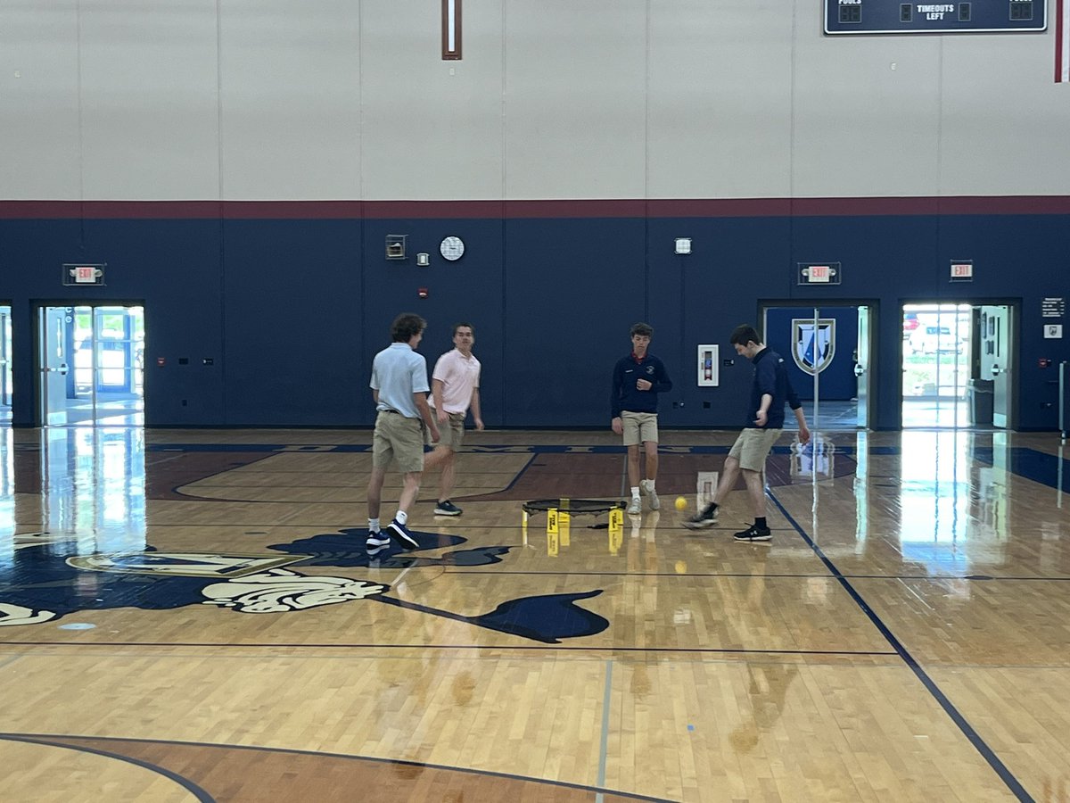 SDHSIntramurals's tweet photo. Spikeball is in full swing! @StDominicHS https://t.co/8LCKxYTvmA