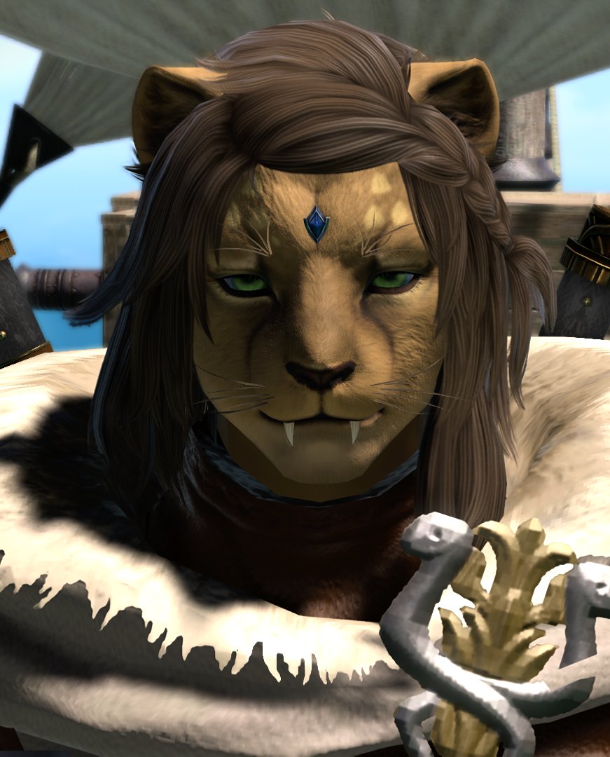 OtteAndCoFFXIV's tweet photo. Excuse me, but CATMOM. CATMOM. I'm pretty happy how close to my doodle I managed to make her, and can't wait to see her in caster gear. https://t.co/6RglUPdUSQ