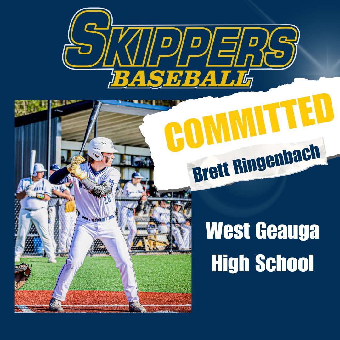 ⚾️✍️Baseball Signing Congratulations to Brett Ringenbach on committing to play baseball at St. Clair County Community College! Brett is coming to SC4 from West Geauga High School. #SkipperPride