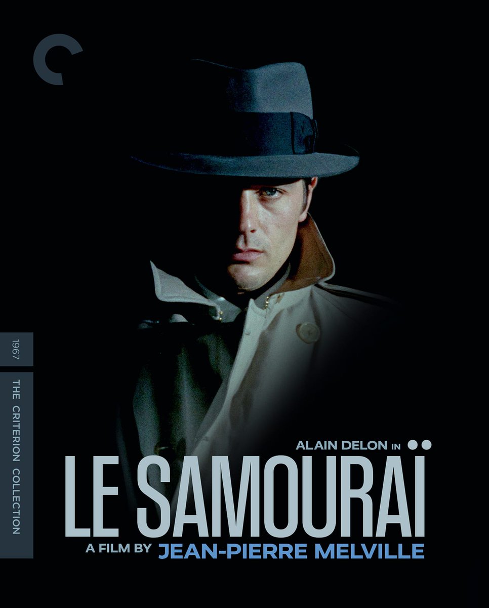 Our new 4K edition of Jean‑Pierre Melville's LE SAMOURAÏ (1967) enters the collection in July! 🖤 criterion.com/films/184-le-s… In a career-defining performance, Alain Delon plays Jef Costello, a contract killer with samurai instincts.