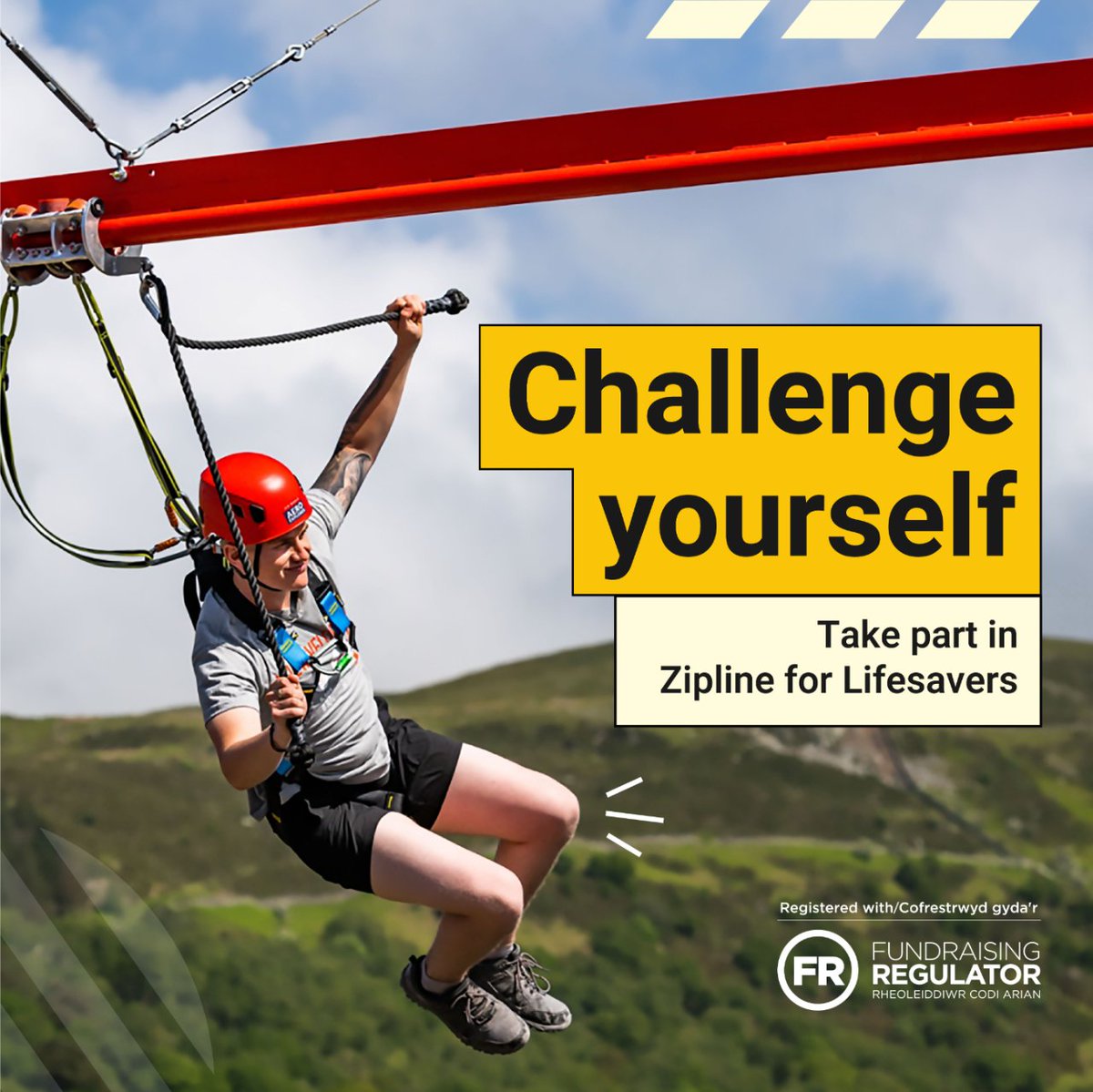 Looking for an out of the ordinary charity challenge? Chwilio am her elusennol anghyffredin? Take part in our Zipline for Lifesavers summer challenge and raise vital funds for the first aid charity for Wales. Sign up today 👉 sjacymru.org.uk/en/page/ziplin…