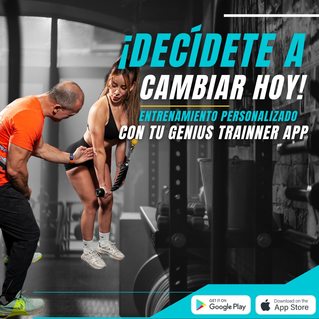 geniusfitwatch's tweet photo. Recuerden que con el increíble Genius Fit Watch tienen acceso a la app de Genius Trainer, donde podrán tener entrenamientos personalizados. ¡No hay límites cuando se trata de cuidar nuestro cuerpo y salud!💪🏼 #GeniusFitWatch #GeniusTrainer #EntrenamientoPersonalizado#VidaSaludable https://t.co/x4rkb0uiee