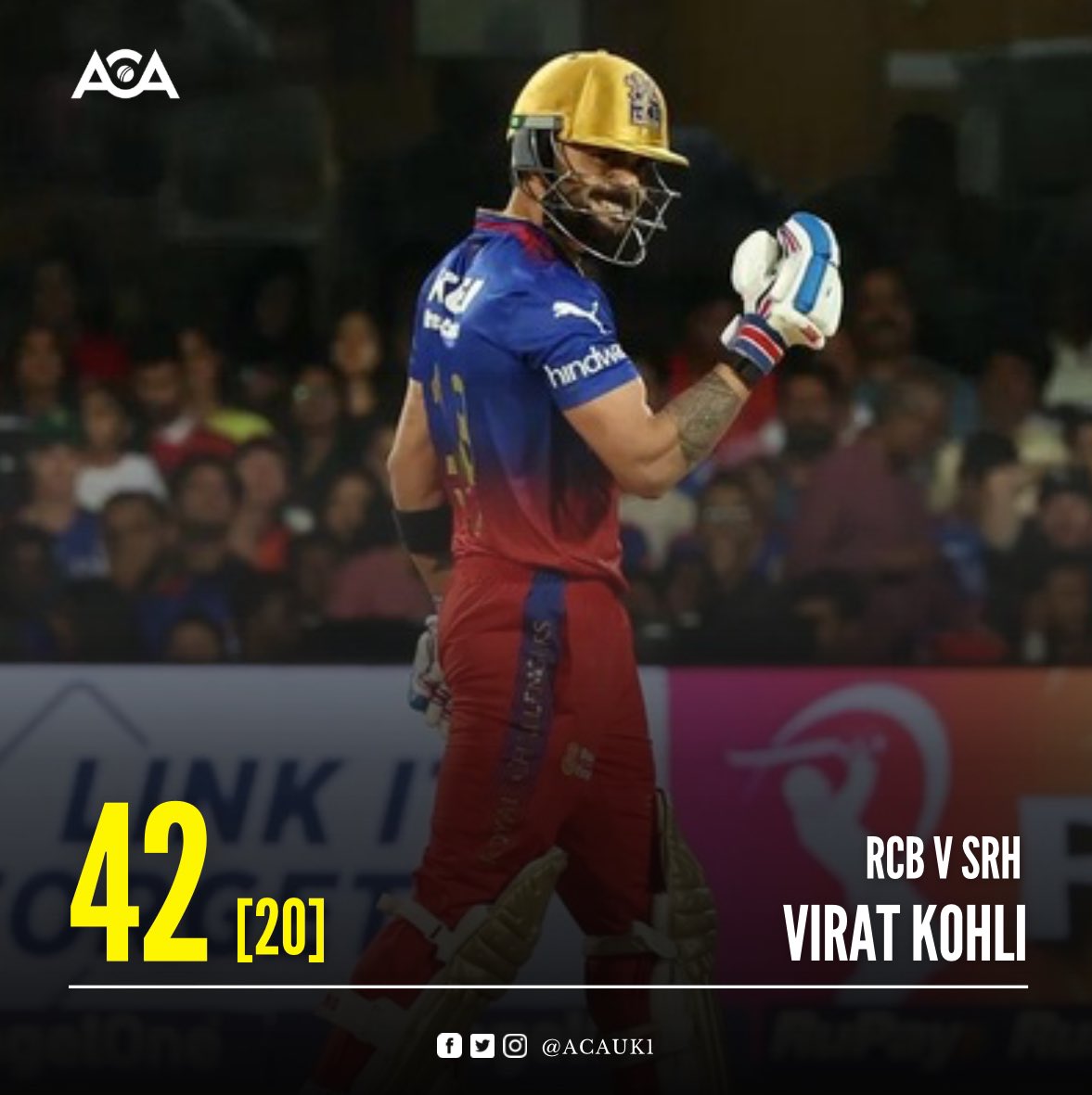 RCB loses their first in the form of #ViratKohli #RCBvsSRH #IPL2024