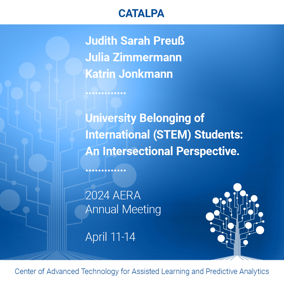 The #AERA2024 is just over... and CATALPA is proud to have been there in Philadelphia! Our contribution is the result of a @BMBF_Bund funded project with the IHF in Munich + @DAAD_Germany. Find out more at our upcoming final conference in Bonn in June ➡️fernuni-hagen.de/bildungspsycho…