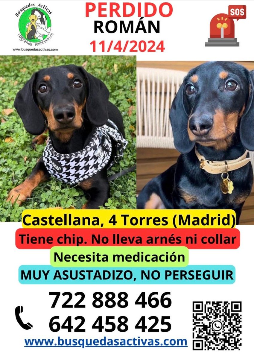 Nos pide un vecino que publiquemos está información. Ojalá sirva para encontrarle