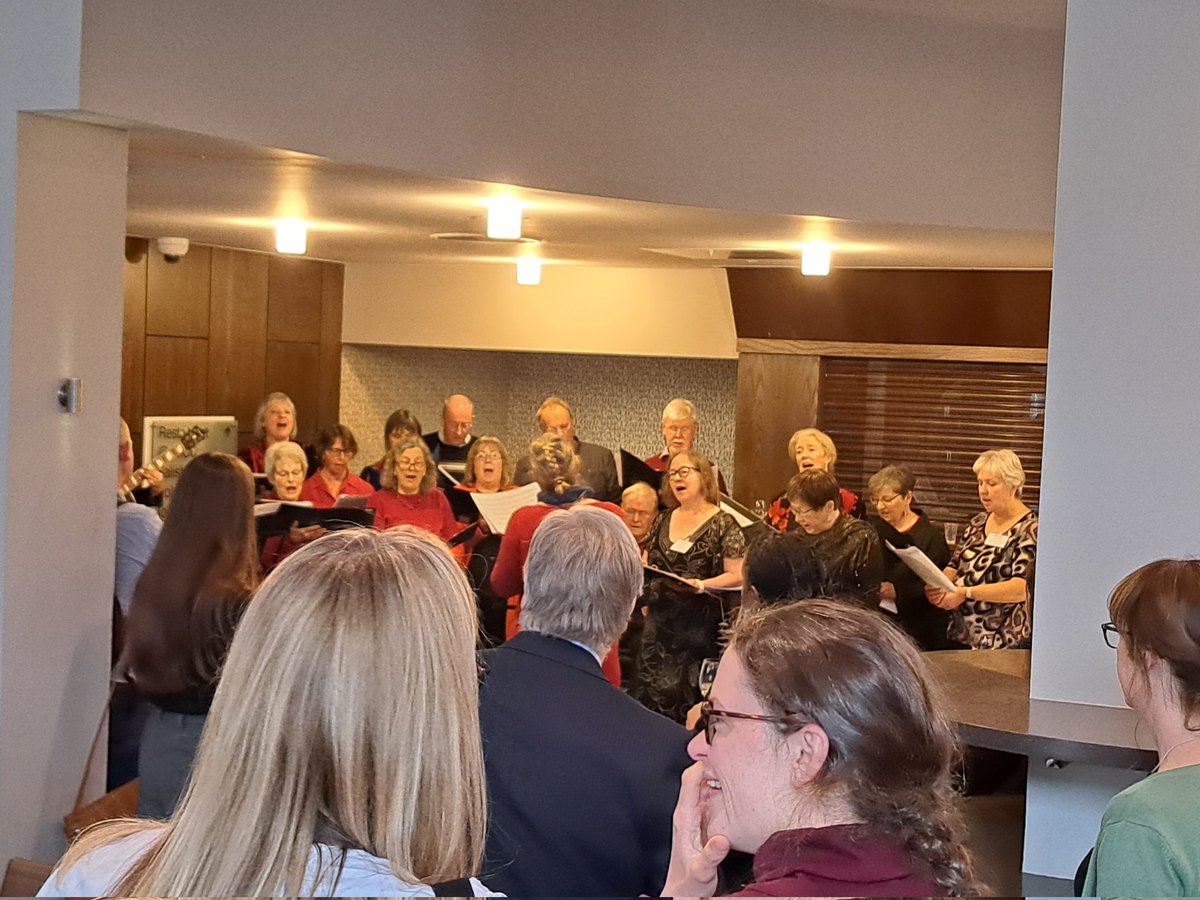 acrcedincare's tweet photo. The Pathhead Choir close our first day with some songs created as part of research into songwriting for older adults. #ACRC2024 https://t.co/7kbGlRXIa6
