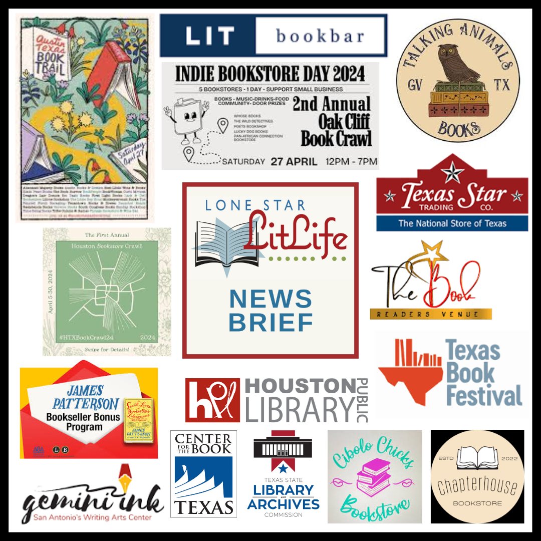 Our semi-regular Texas bookstore & industry roundup includes bookish news from @TSLAC @GeminiInk, @BlueWillowBooks, @_talkinganimals, @BookPeople & 40+ Independent Bookstore Day celebrations. Read more on #LoneStarLit. lonestarliterary.com/content/texas-…