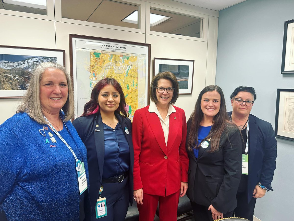 NVGCDD's tweet photo. @SenCortezMasto means business when it comes to disability rights. Taking the time to meet with the Developmental Disabilities Council Staff to talk about the current legislation and proposed legislation to support the needs of the disability community. https://t.co/pBm3px4jWc