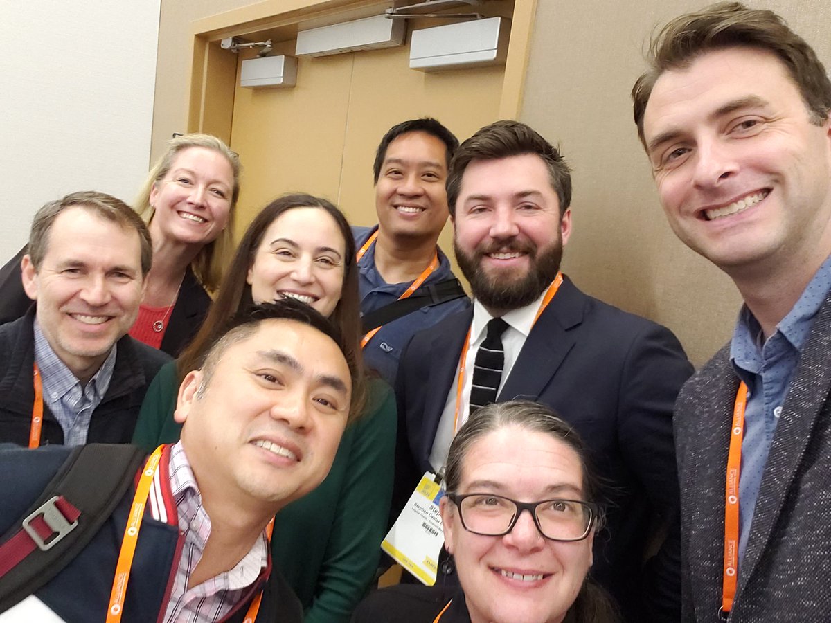 8 generations of @UCincyIM chief residents and residents at #AIMW24 who are now program directors (and there more here!). One of the coolest moments I've had at a meeting. #cradleofeducators